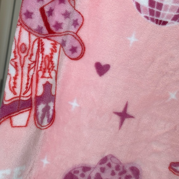 Rachel Roy Cowboy Disco Throw Cowboy Boots, Cowboy Hats, Disco Balls HTF - Picture 6 of 8